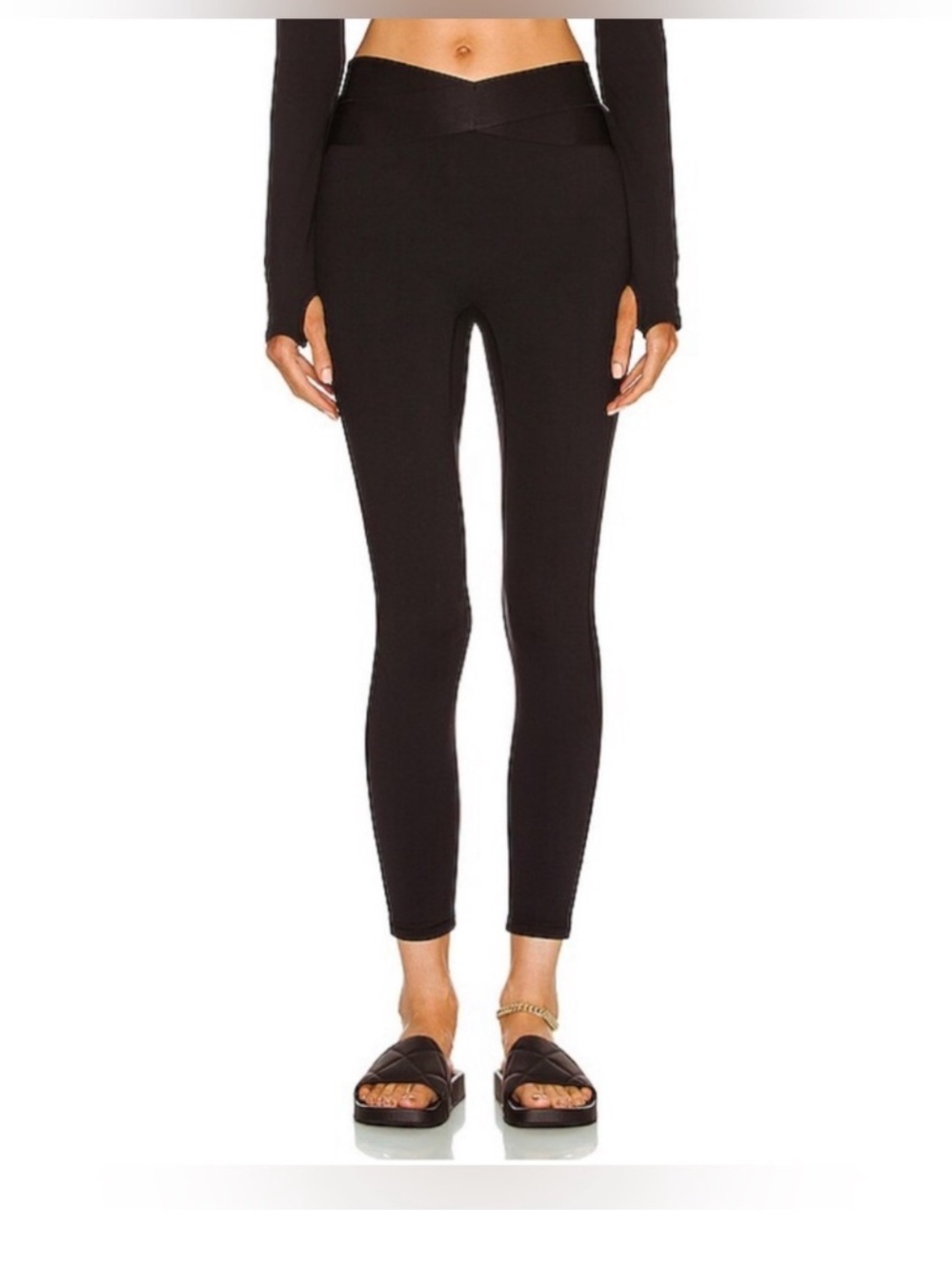 Le Ore Corso crossover leggings black XXS - Picture 2 of 9